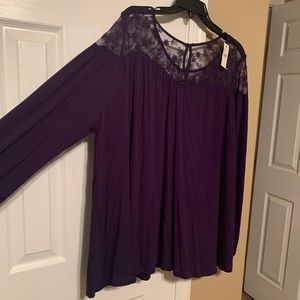 Purple Lane Bryant Top